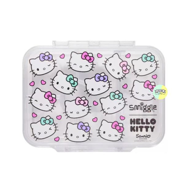 Smiggle Hello Kitty Multi Compartments Bento Lunchbox (BPA FREE)