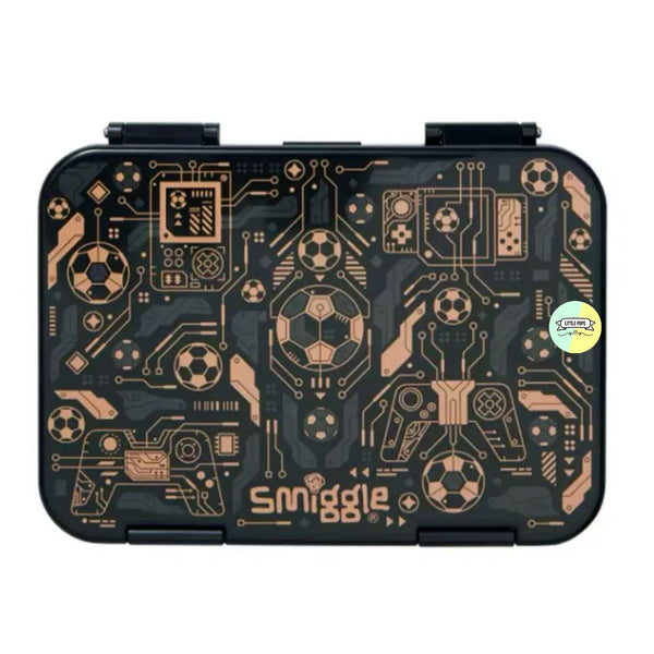 Smiggle Football Multi Compartments Bento Lunchbox (BPA FREE)