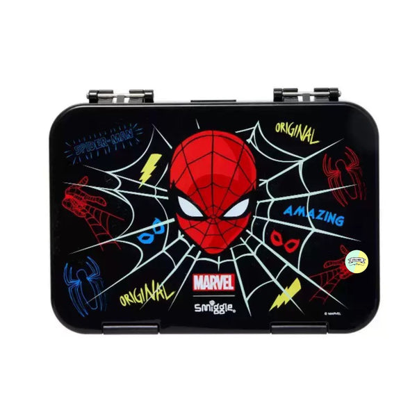 Smiggle Spiderman Multi Compartments Bento Lunchbox (BPA FREE)