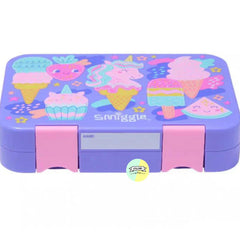 Smiggle Icecream Unicorn Multi Compartments Bento Lunchbox (BPA FREE)