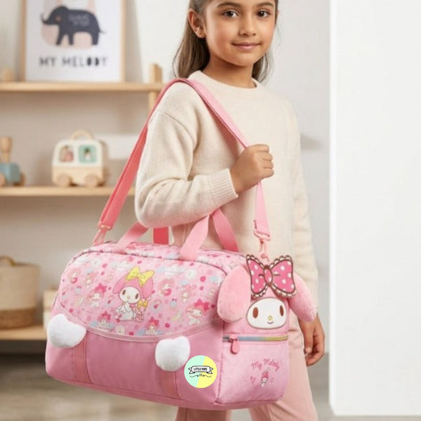 Cute Soft 3D My Melody Duffel Bag