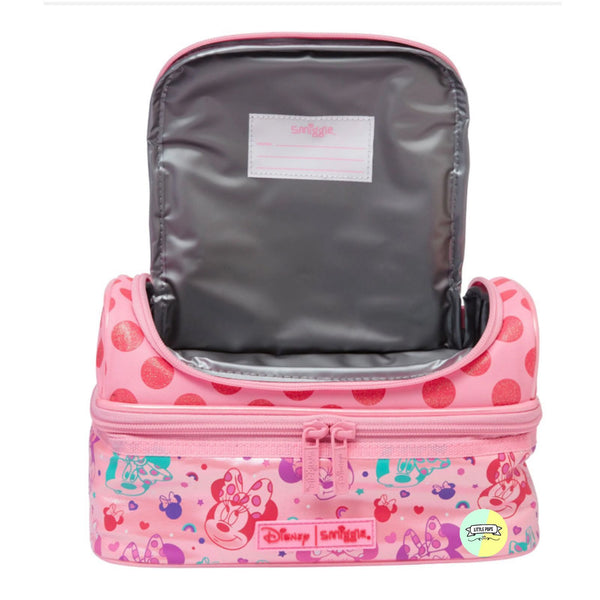 Smiggle Bow Designed Insulated Double Compartment Lunch Bag