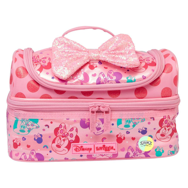 Smiggle Bow Designed Insulated Double Compartment Lunch Bag