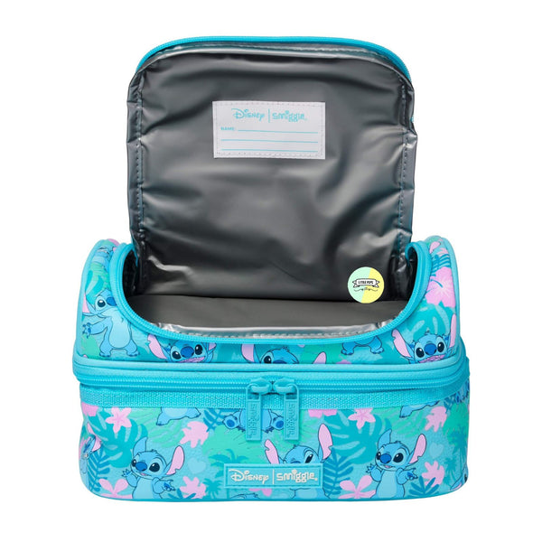Smiggle Stitch Designed Insulated Double Compartment Lunch Bag