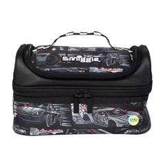 Smiggle Racing Car Designed Insulated Double Compartment Lunch Bag