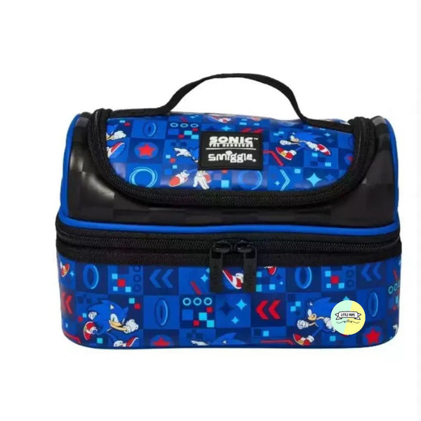 Smiggle Sonic Designed Insulated Double Compartment Lunch Bag