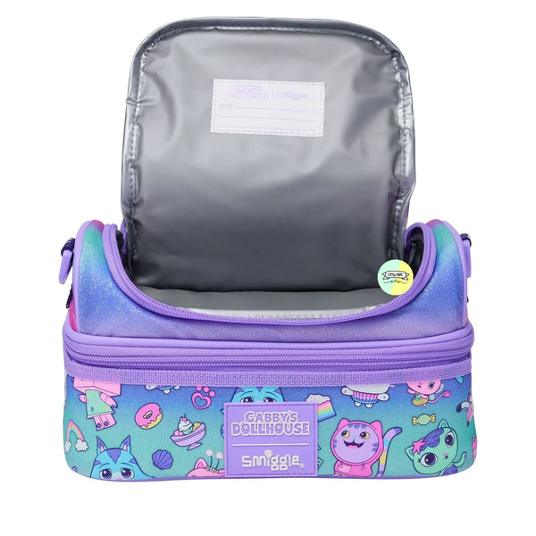 Smiggle Gabby Doll House Designed Insulated Double Compartment Lunch Bag