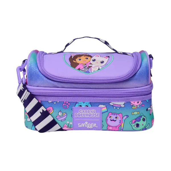 Smiggle Gabby Doll House Designed Insulated Double Compartment Lunch Bag