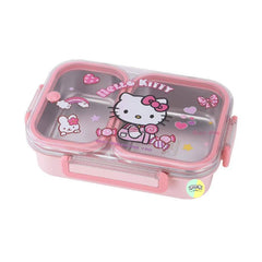 Hello Kitty Stainless Steel Lunch Box - Double Compartment