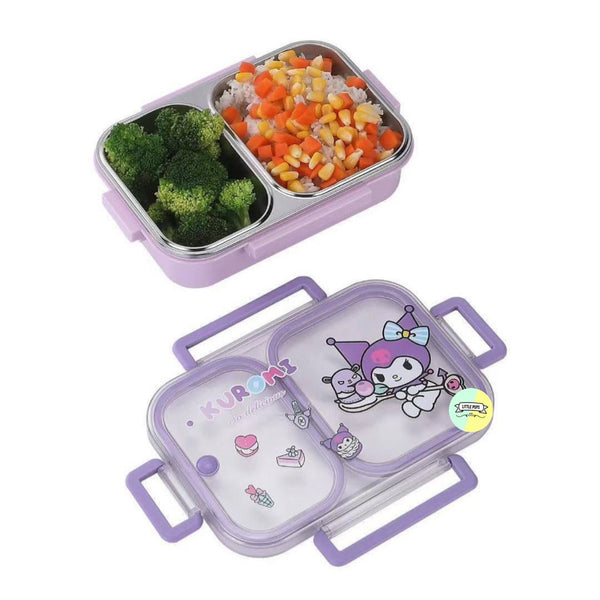 Hello Kitty Stainless Steel Lunch Box - Double Compartment