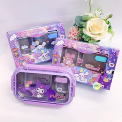 Cute Kuromi Stainless Steel Lunch Box