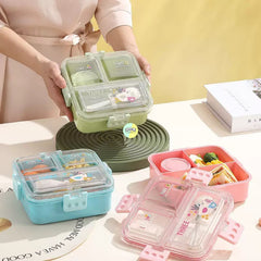Bento Styled Plastic Lunchbox