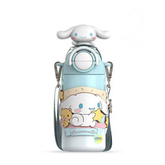 Cute 3D Head Cinnamoroll Stainless Steel Water Bottle