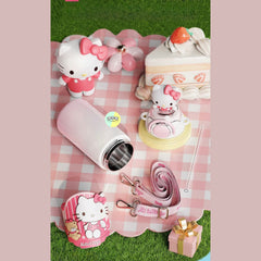 Cute 3D Head Hello Kitty Stainless Steel Water Bottle