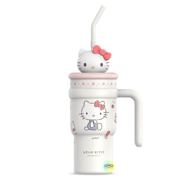 Hello Kitty Stainless Steel Sipper with Hello Kitty Head