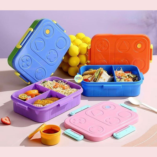 Colourful Plastic Gaming Console Designed Lunchboxes