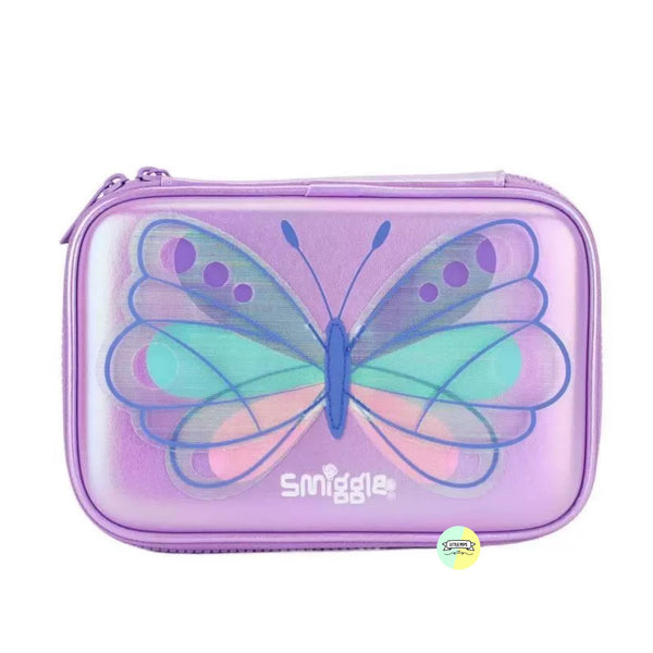 Smiggle Original Butterfly Designed Hardtop 3D Pouch