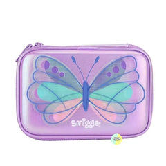 Smiggle Original Butterfly Designed Hardtop 3D Pouch