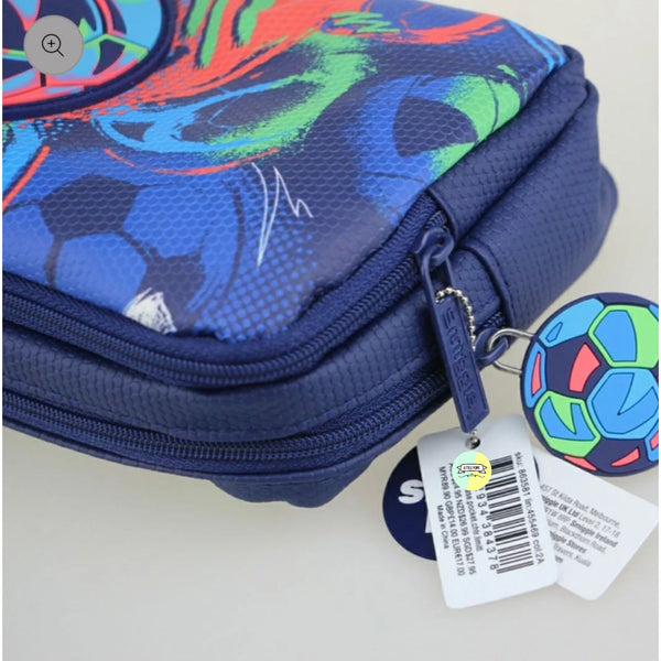 Cute Smiggle Football Designed Pencil Pouch