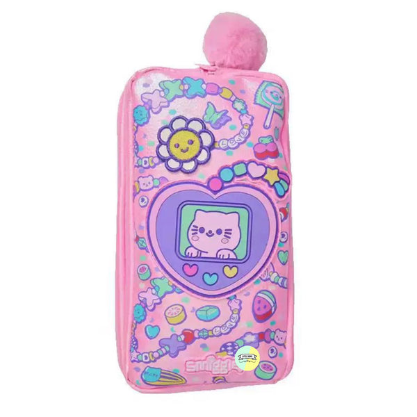Cute Smiggle Cat Designed Pencil Pouch