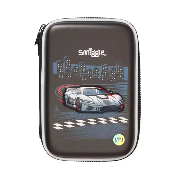 Smiggle Original Racing Car Designed Hardtop 3D Pouch