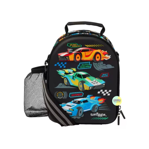 Adorable Smiggle Racing Car Designed Hardtop 3D Lunch Bag