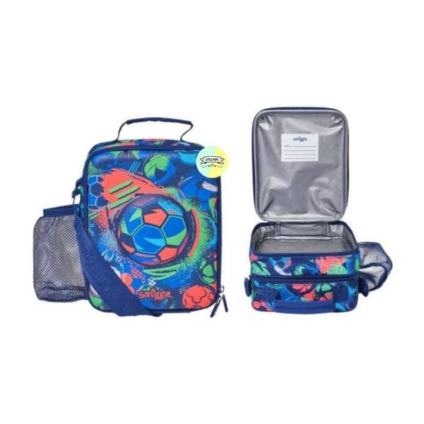 Adorable Smiggle Football Designed Hardtop 3D Lunch Bag