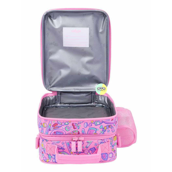 Adorable Smiggle Cat Designed Hardtop 3D Lunch Bag