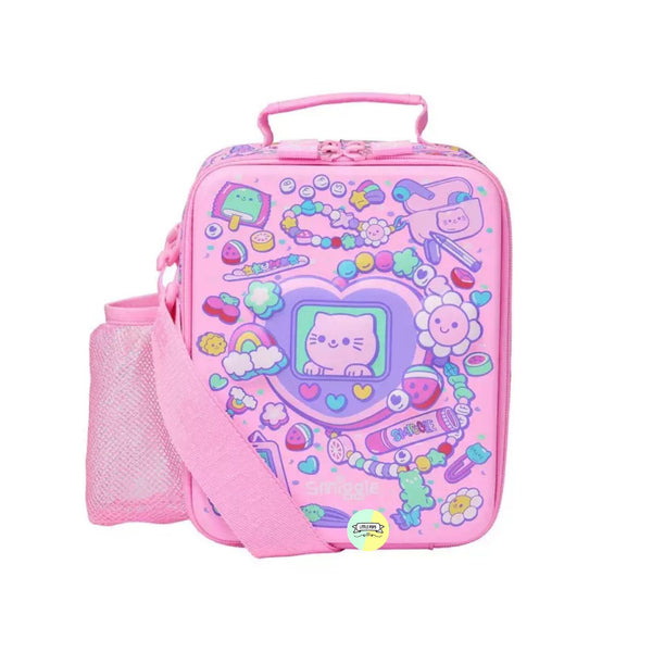 Adorable Smiggle Cat Designed Hardtop 3D Lunch Bag