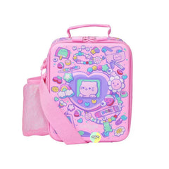Adorable Smiggle Cat Designed Hardtop 3D Lunch Bag