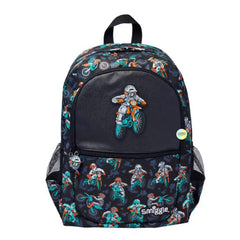 Smiggle Bagpack (17 inches) - Motorbike Themed