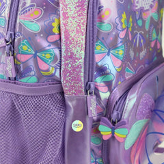 Smiggle Bagpack (17 inches) - Butterfly Themed
