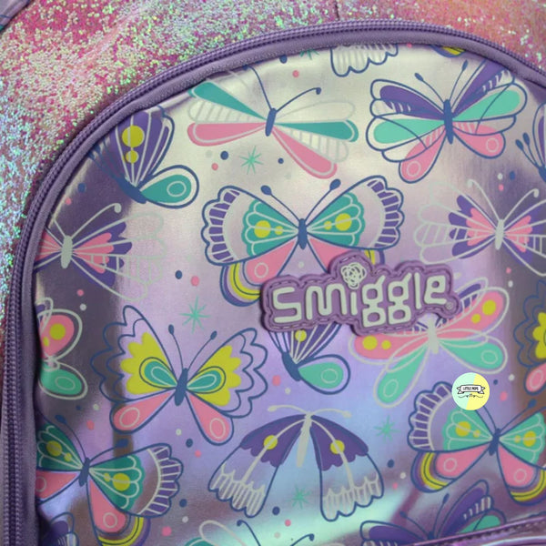 Smiggle Bagpack (17 inches) - Butterfly Themed