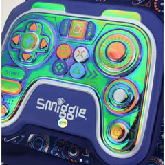 Smiggle Bagpack (17 inches) - Blue Gaming Console Themed