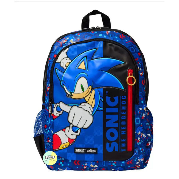 Smiggle Bagpack (17 inches) - Sonic Themed