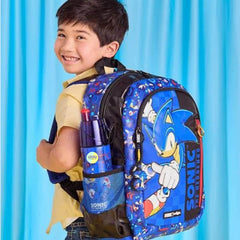 Smiggle Bagpack (17 inches) - Sonic Themed