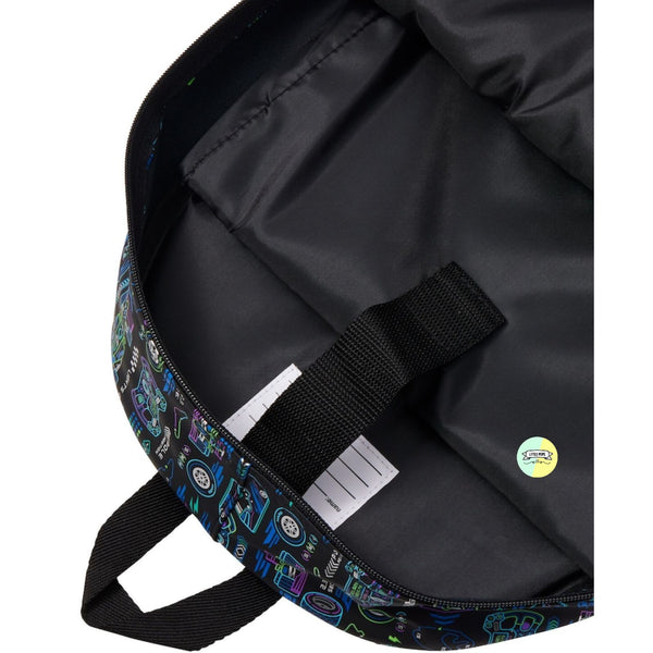 Smiggle Bagpack (17 inches) - Grey Race Car Themed