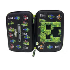 Smiggle Original Minecraft Designed Hardtop 3D Pouch