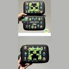 Smiggle Original Minecraft Designed Hardtop 3D Pouch