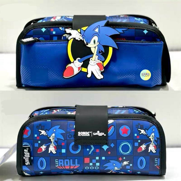 Cute Smiggle Sonic Designed Pencil Pouch