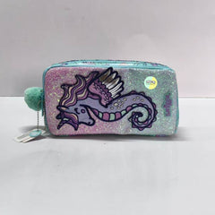 Cute Smiggle Sea Horse Designed Pencil Pouch