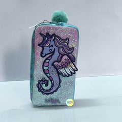 Cute Smiggle Sea Horse Designed Pencil Pouch
