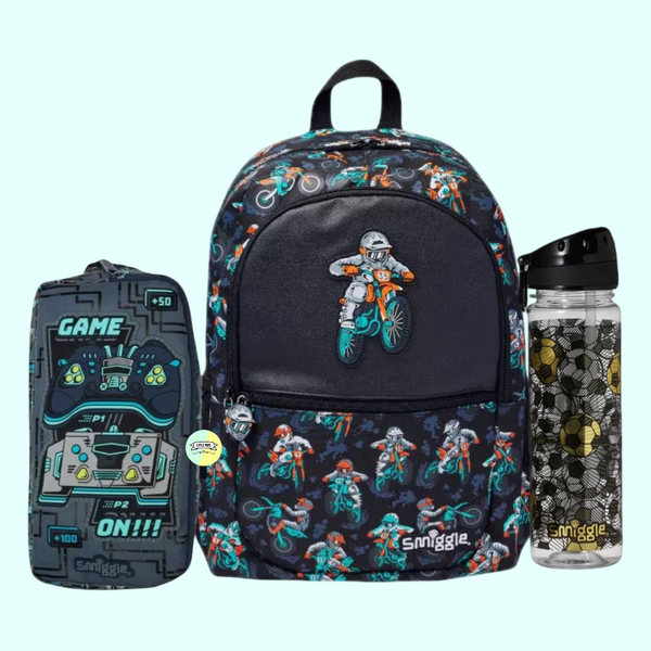 Motor Bike Back to School Deal (17 inch bag)