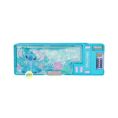 Orignal Stitch Glitter Pencil Box with Calculator – Multipurpose School Pencil Case
