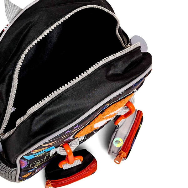 Cute Basketball Themed Bagpack with hanging pockets (10 inch)