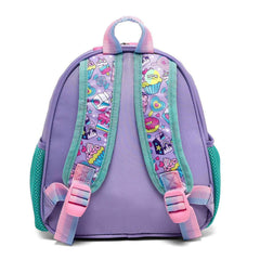Cute Cupcake Themed Bagpack with hanging pockets (10 inch)