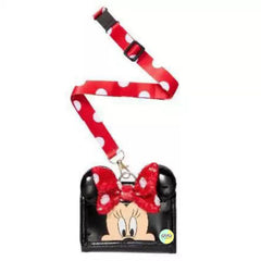 Original Cute Red Minnie Embossed Character Themed Wallet
