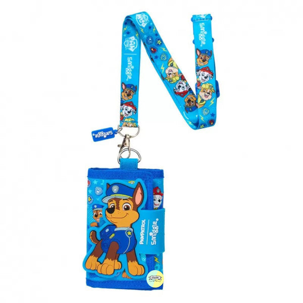 Original Cute Paw Patrol Blue Embossed Character Themed Wallet