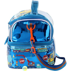 Excavator Double Decker Insulated Lunch Bag