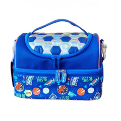 Football Double Decker Insulated Lunch Bag